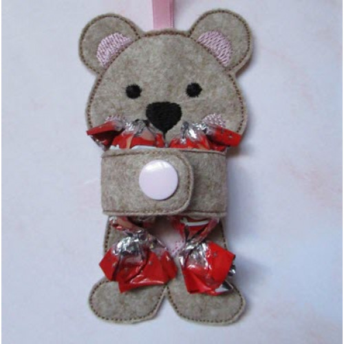 mesh teddy bear holder